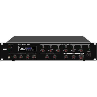 Sistema di amplificazione audio 600Ω Mic1-3 5-8 MV 5 anni di garanzia Potenza nominale THD 1/3