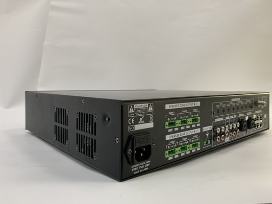 l'audio sistema di PA di Manica dell'amplificatore 6 della matrice 6*120W ha fissato 70dB il rapporto di s N