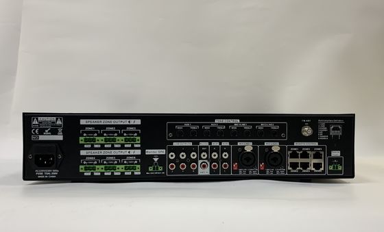 l'audio sistema di PA di Manica dell'amplificatore 6 della matrice 6*120W ha fissato 70dB il rapporto di s N