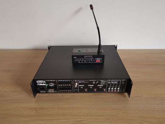 Amplificatore del miscelatore del supporto di scaffale del nero 2U dell'amplificatore dell'altoparlante dell'OEM 60W