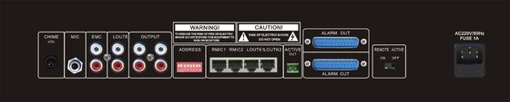 il CA del sistema di diffusione sonora dell'altoparlante di zona 830W 10 fonde il selezionatore impaginante nero