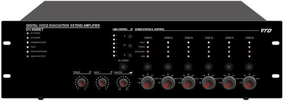 Classe incorporata 500W - amplificatore di Voice Alarm System del regolatore di Evac di zona di D