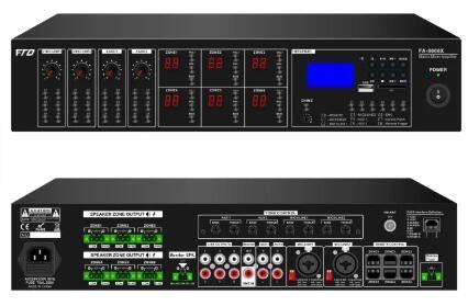 Nuovo 19&quot; arrivato amplificatore del miscelatore della matrice di dimensione dello scaffale con USB/SD/FM/BT
