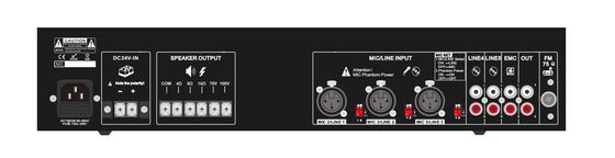 20 libbre di amplificatore di potenza di PA con il rapporto segnale-rumore &gt;100dB e THD &lt;0.1%