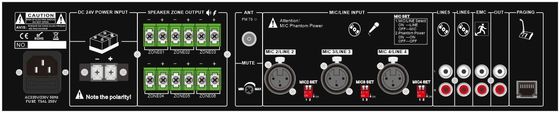 amplificatore audio internazionale del miscelatore di zona ricca per uso civile