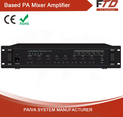 amplificatore dell'altoparlante di audio dell'amplificatore di zona 3500w di economia 6 dell'amplificatore del miscelatore di potere