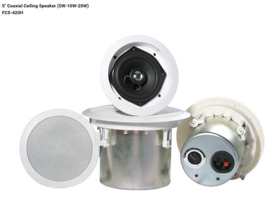 5&quot; sistema acustico all'aperto di concerto del soffitto dell'altoparlante (5W-10W-20W) del sistema coassiale di PA