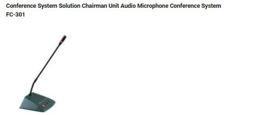 Sistema di conferenza di Unit Audio Microphone del presidente della soluzione del sistema di conferenza